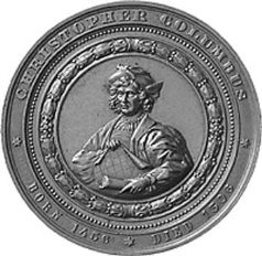 [Gedenkmedaille auf den 400. Jahrestag der Entdeckung Amerikas durch 
Kolumbus...]