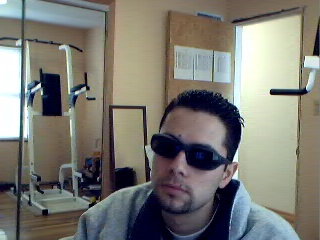 Dimitris at his room