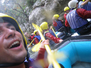 Getting wet