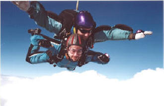 Jumping with the skydive master
