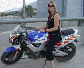 Antonia on the CBR
