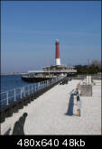 Lighthouse viewed over new bench area