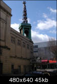 Walking toward the Tower Theatre from where I parked...