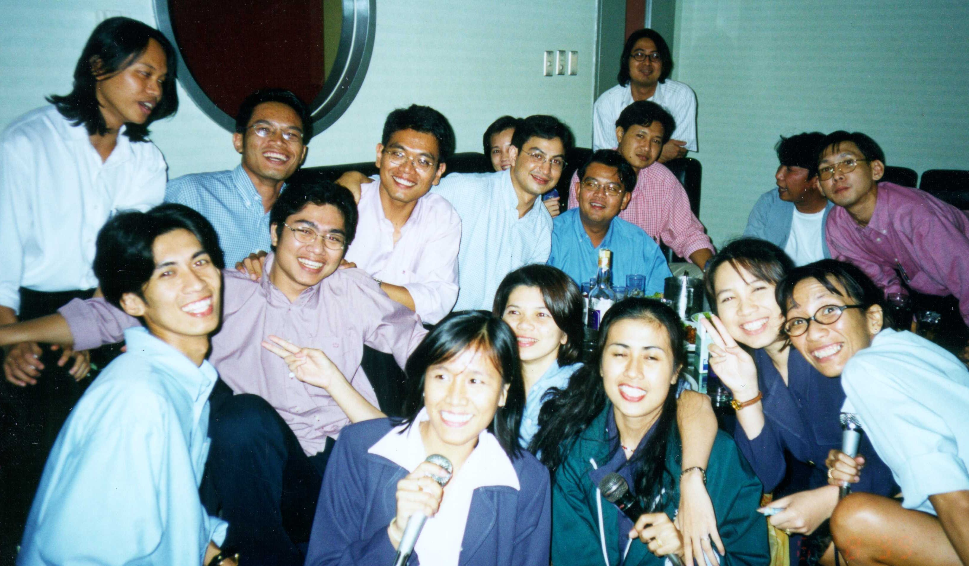 with friends from =S= Electric at Bangkok, Thailand