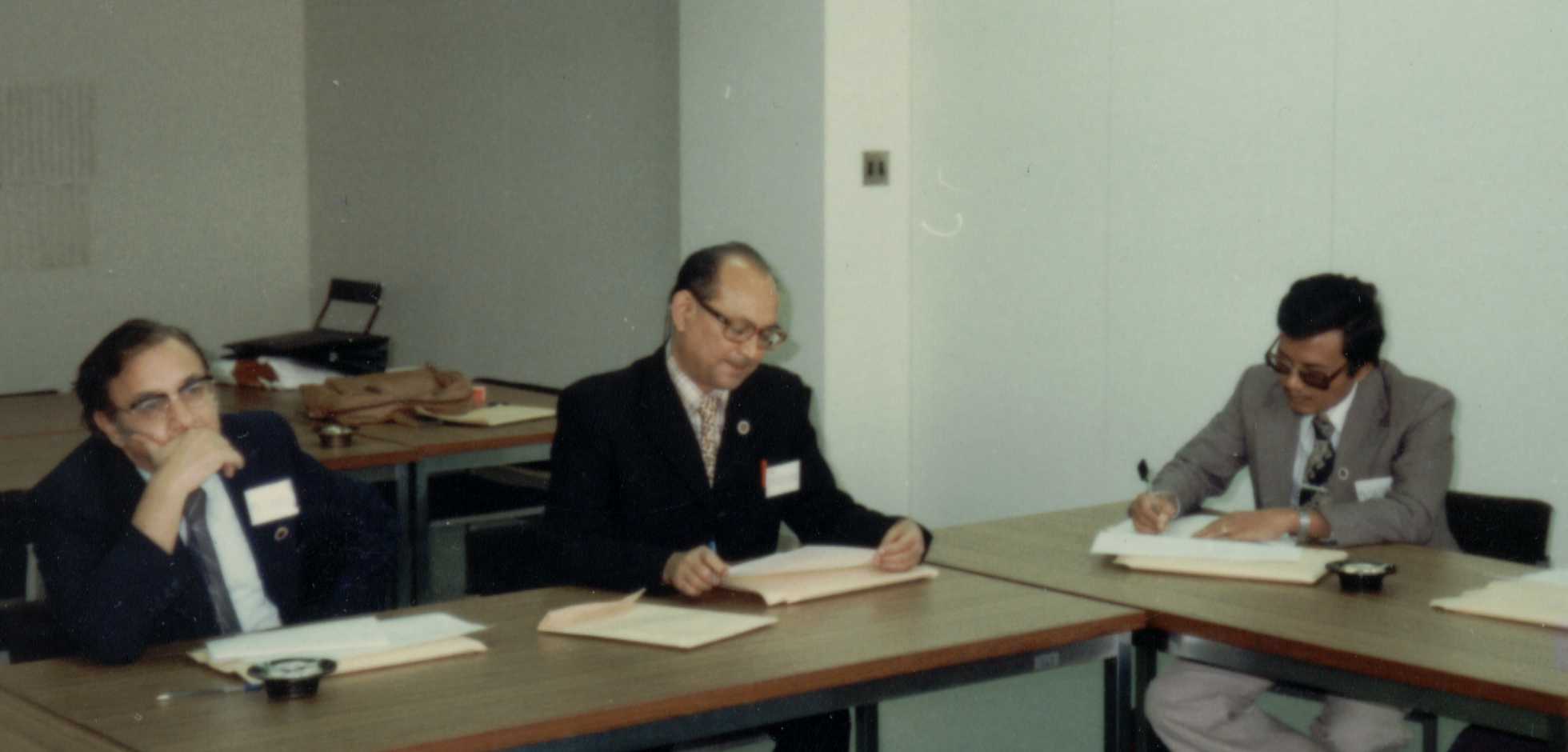 my father
(at the center) during seminar at Tokyo, Japan