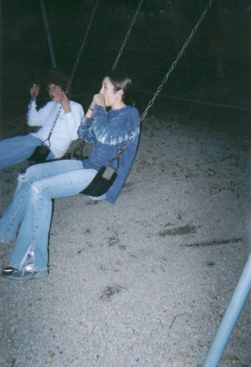 swinging..
