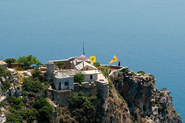 Mount Athos, view of a Holy Cell