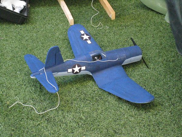 rc f4u corsair with radial engine