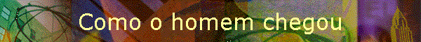 Como o homem chegou