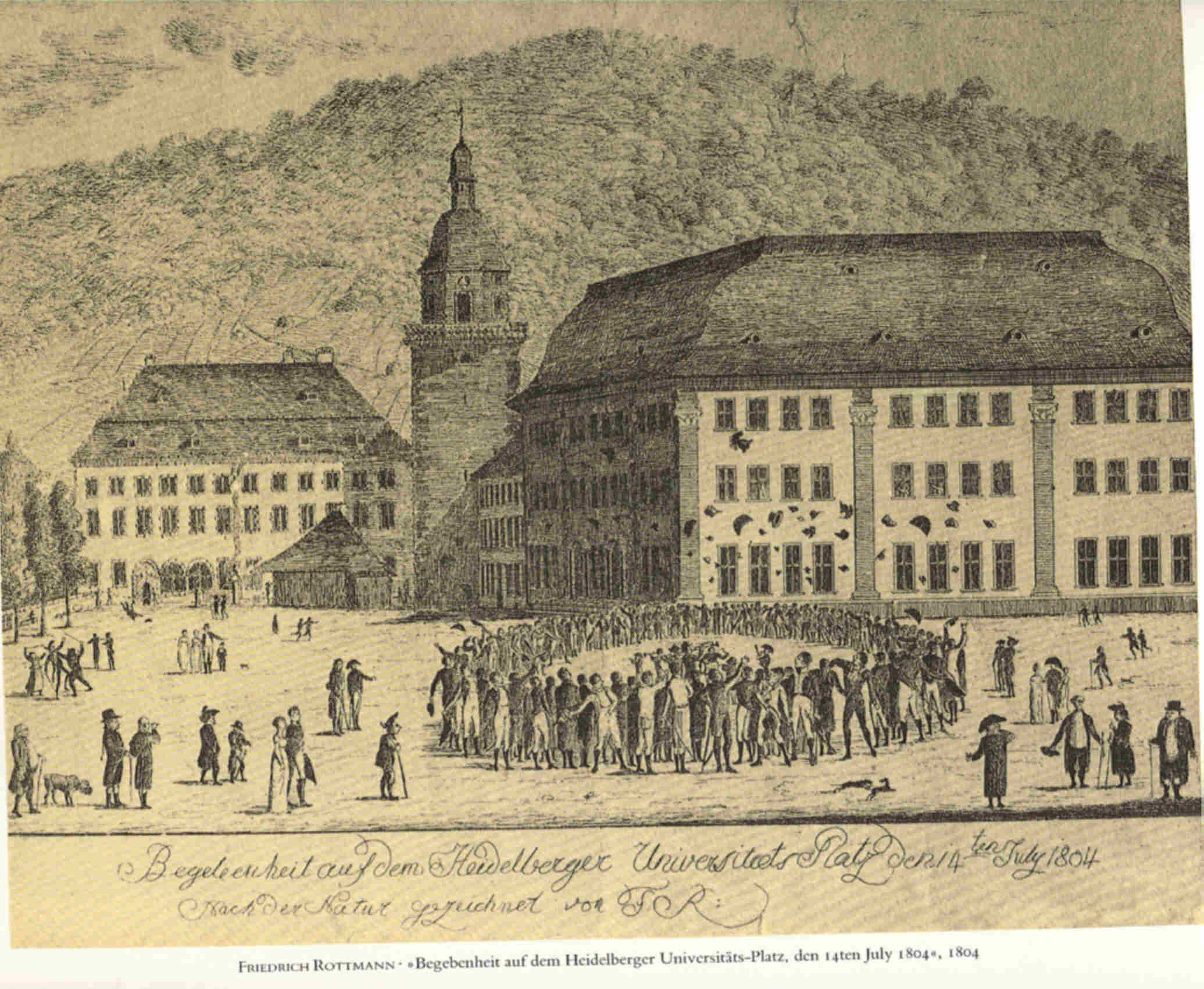 Neue Uni Heidelberg um 1810