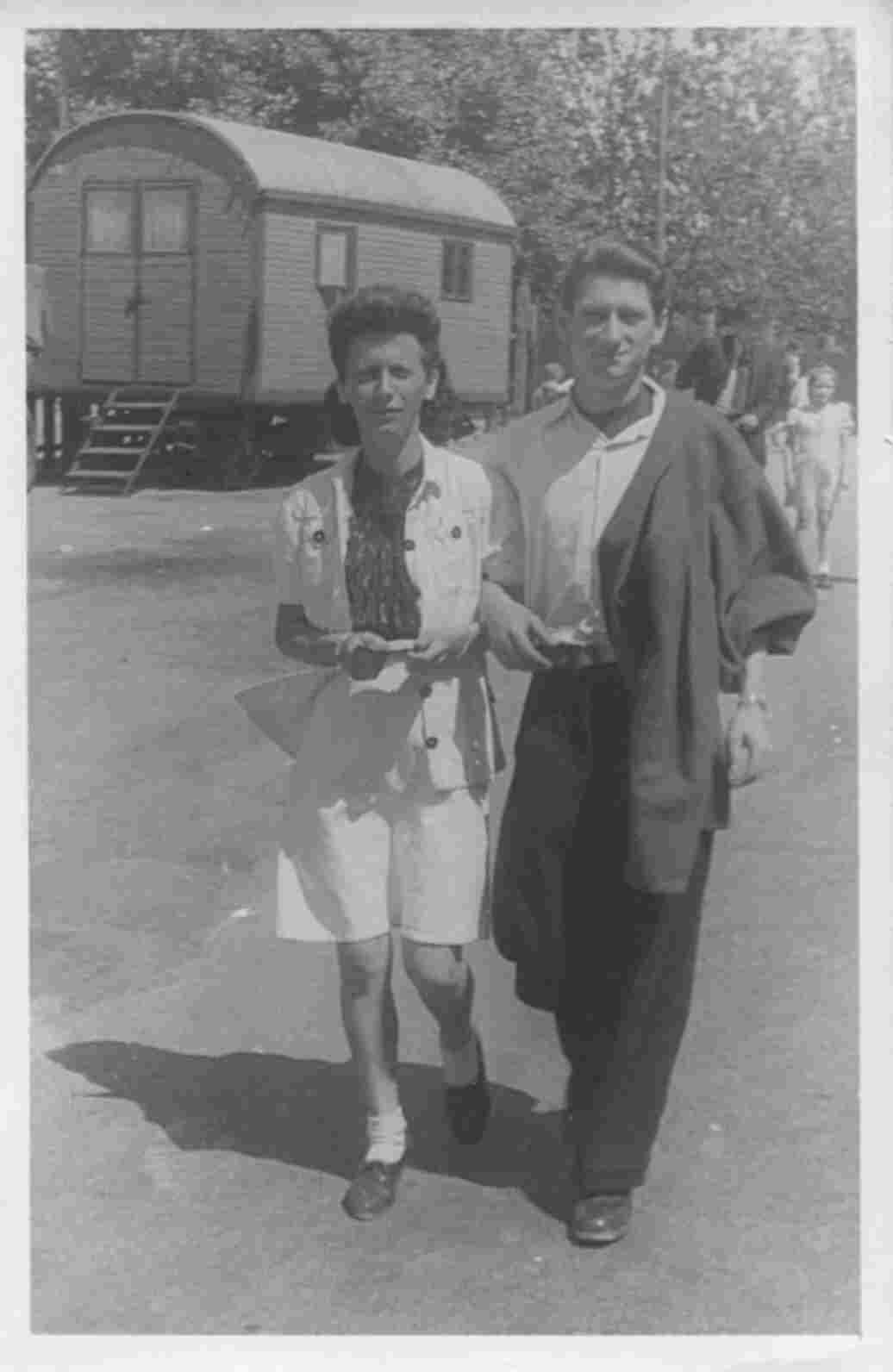 Walter Kolb und Friederike Blaschek, um 1949