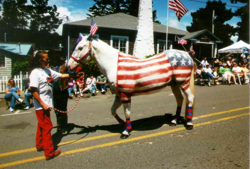 Look Ingrid, a real American horse !
