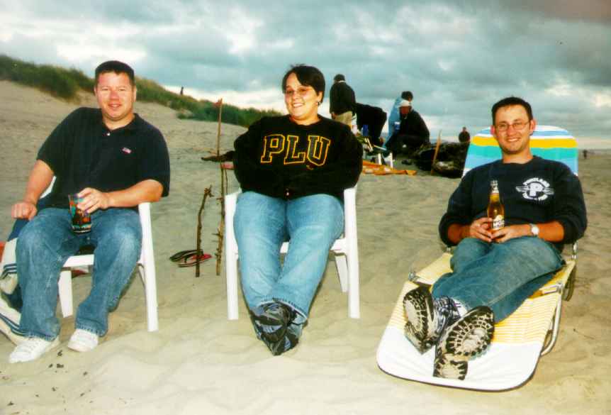 Beer on the beach, what a feast !