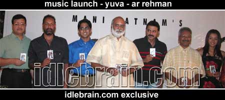 Mani Ratnam's "Yuva" in Telugu audio release at Hyderabad. [Idle Brain.com]