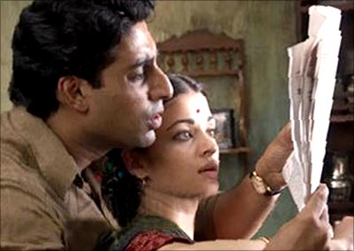 Abishek and Aishwarya in GURU.