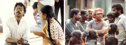 Mani Ratnam directing NAYAGAN.