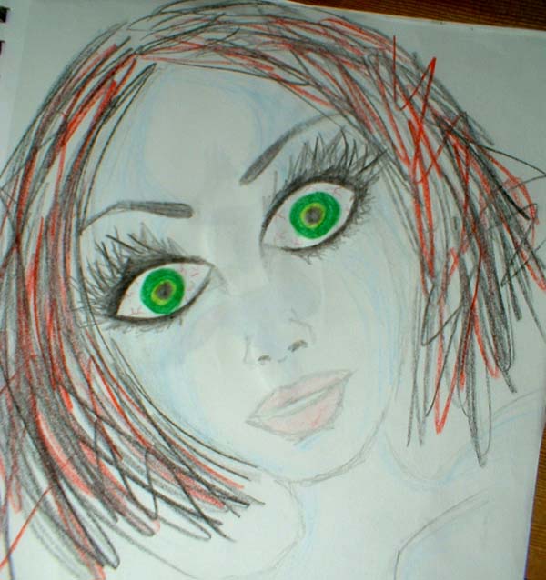 Frantic (Pencil Crayons)