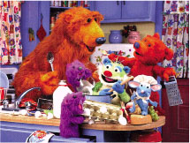 The Bear with some of his friends!