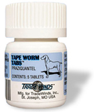 Tradewinds Tape Worm Tablets are a Very Effective Cure for Tape Worms in Dogs.