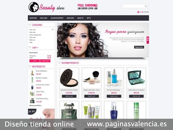 diseño tienda online en valencia
