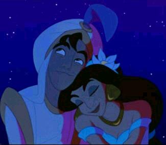 Jas resting on Al's shoulder