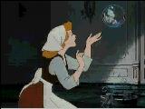 Cinderella doing her chores and dreaming