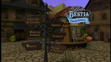 La Bella y la Bestia Men� del Disco 1