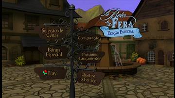 Men� del Disco 1, A Bela e a Fera 