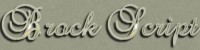 Brock Script