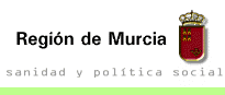 Logotipo de la Consejer�a de Sanidad y Pol�tica Social de la Regi�n de Murcia. Enalce a sus p�ginas Web.