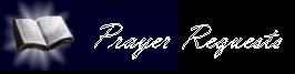 Prayer Requests