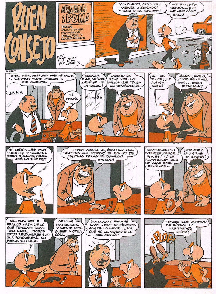 Chistes de condorito. "Un buen consejo..."