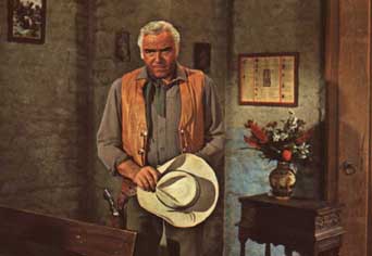 Lorne Greene com a Ben (14840 bytes)