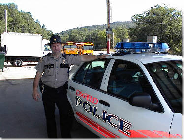 DPD's Chief is a "Working Chief", answering calls for service during his tour of duty.