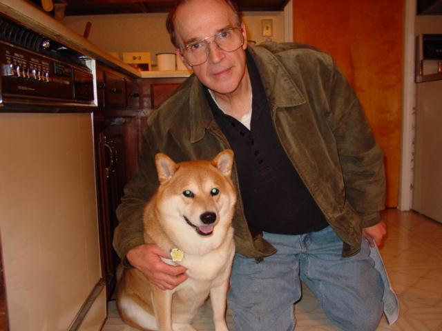 Dixie and grampa!