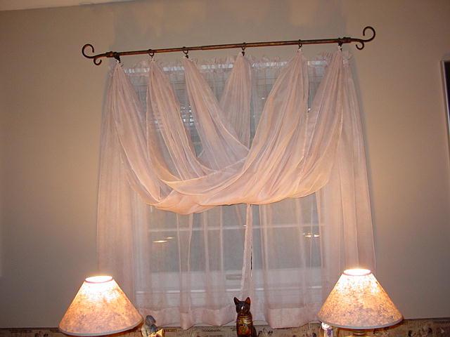 Beautiful Curtains David's Mom made for us!