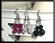 finished earrings