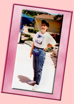 my mom in the Avon 3-day