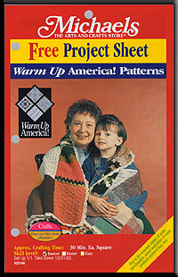 Michael's afghan project sheet