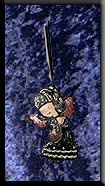 finished salt clay ornament