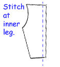 stitch inner leg