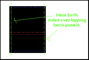 stitch remaining sides