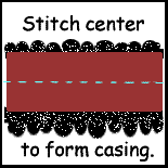 elastic casing