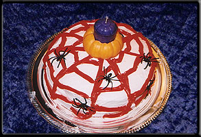 Spiderweb cake