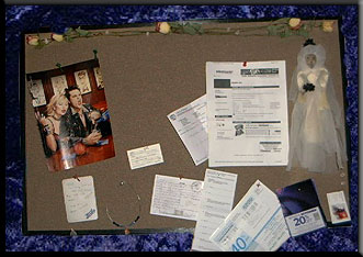 finished bulletin board