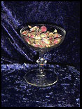 poutpourri in a champagne glass