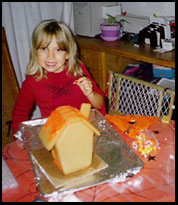 Haunted gingerbread house