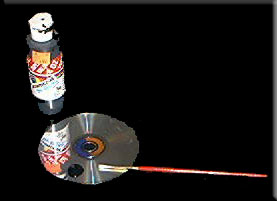 CD paint pallette