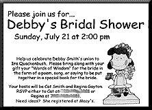 Lucy invitation.