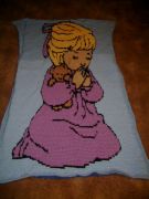 Jeanne's completed Afghan